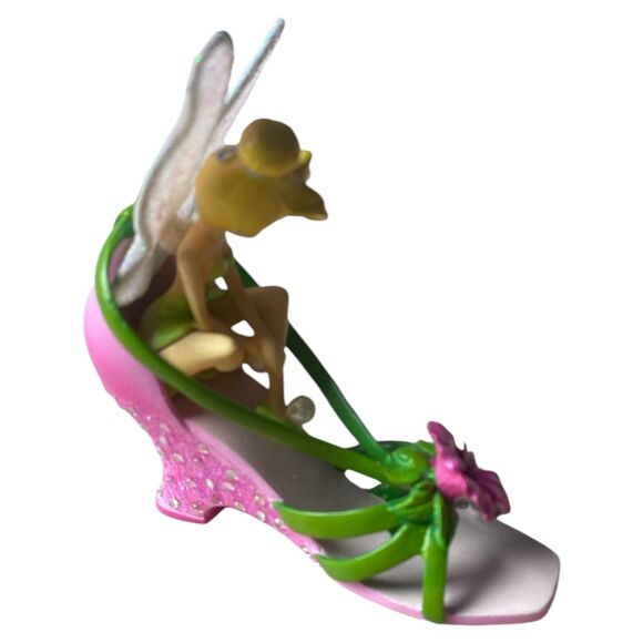 Hamilton Tinker Bell In Petunia Sass Shoe Figurine Disney Fairy Collectible - Picture 4 of 7